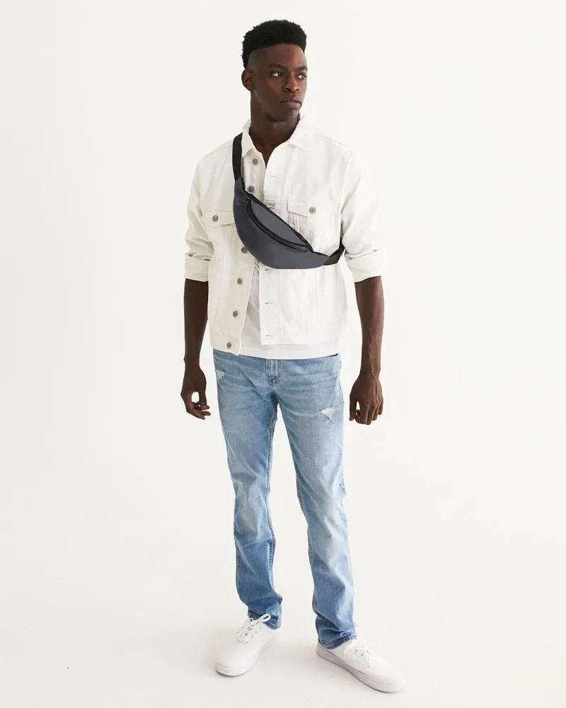 Dark Blue Gray Belt Bag | Dark Pale Blue Gray | C10M10Y0K80