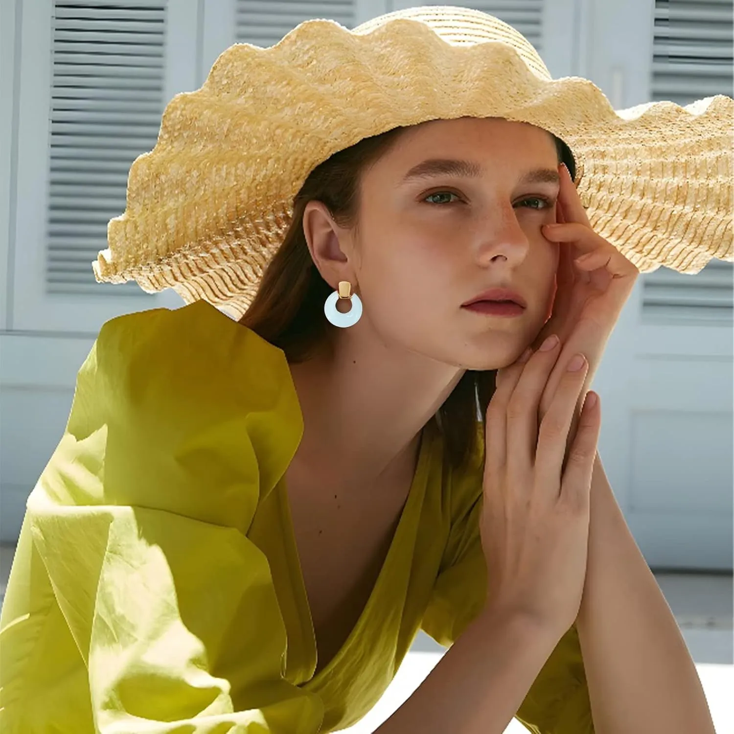 Gold Silver Hoop Dangle Earrings For Women Statement Retro Earrings Multiple Styles Jewelry for Birthday Party Jewelry