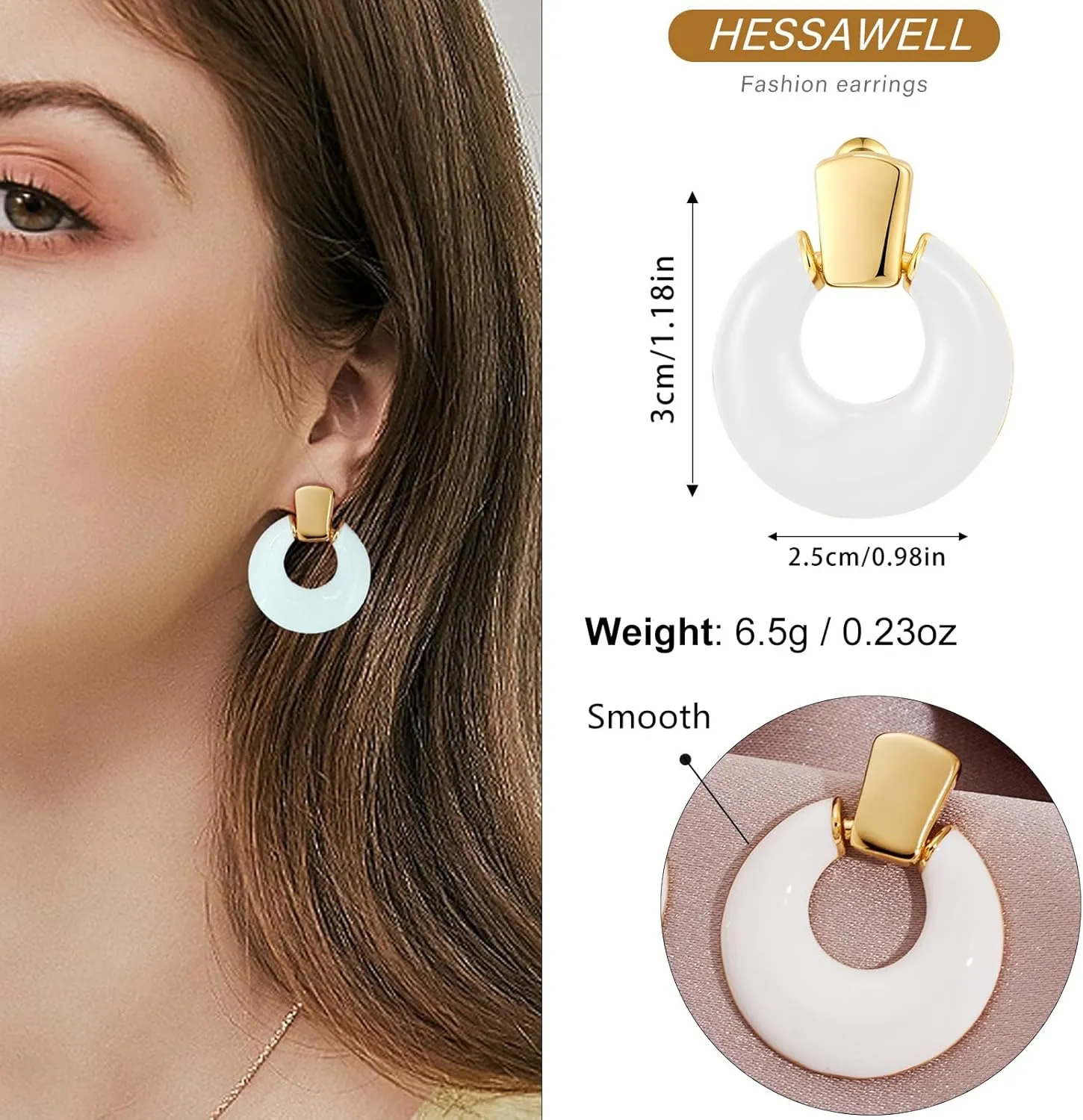Gold Silver Hoop Dangle Earrings For Women Statement Retro Earrings Multiple Styles Jewelry for Birthday Party Jewelry