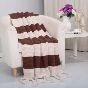 Knitted Throw Couch Cover Sofa Blanket - Assorted Styles