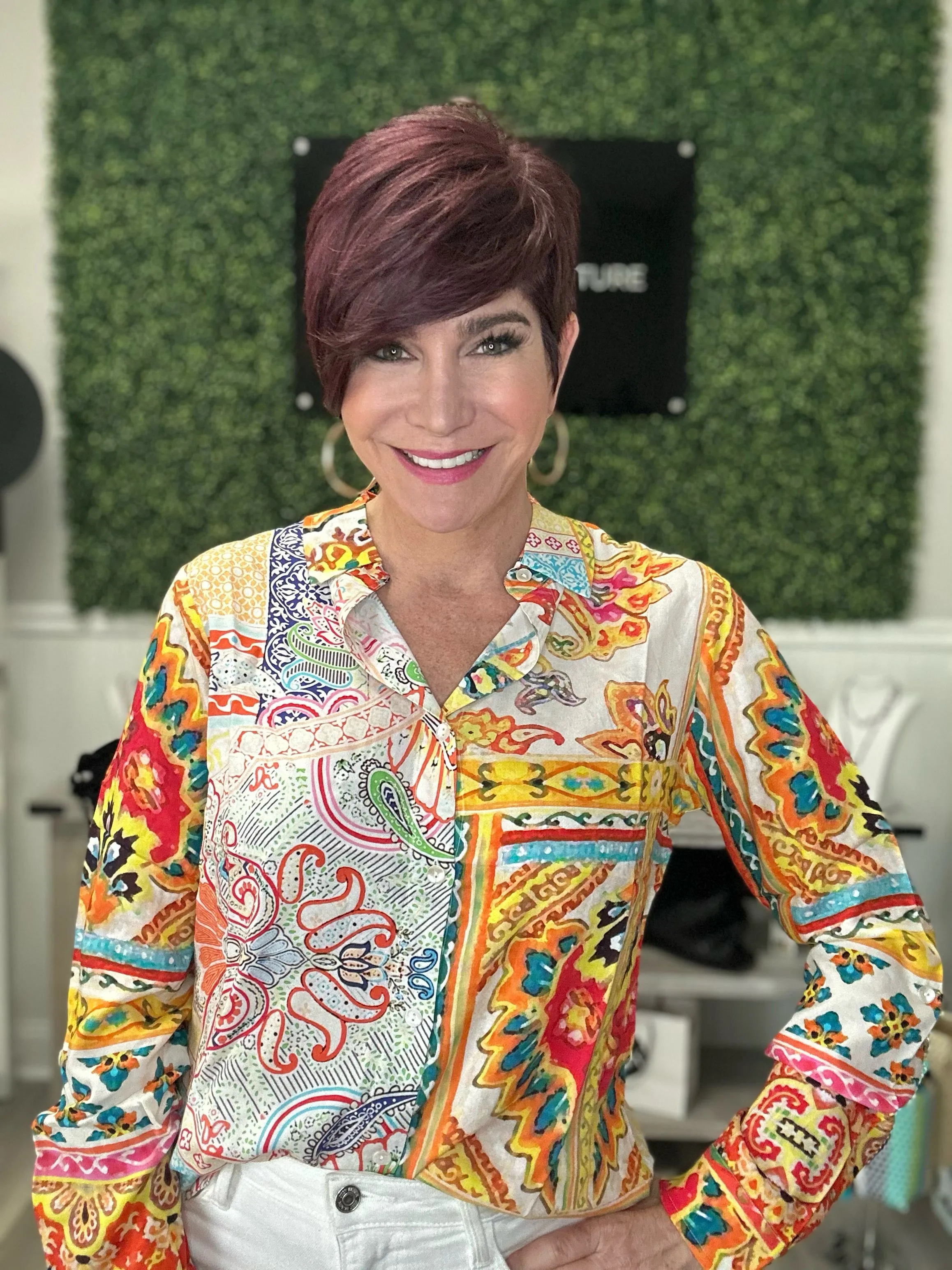 Pucci Paisley Button Down Gorgeous Blouse