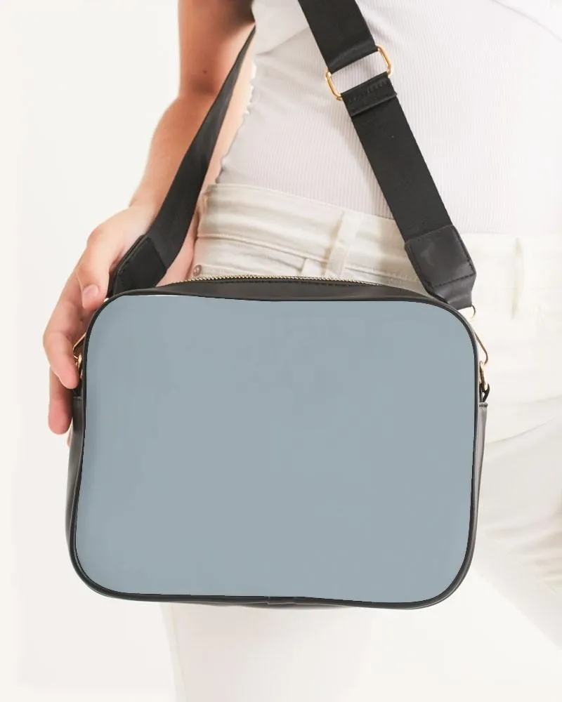 Shaded Pale Cyan Gray Crossbody Bag | C10M0Y0K30