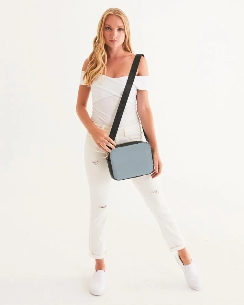 Shaded Pale Cyan Gray Crossbody Bag | C10M0Y0K30